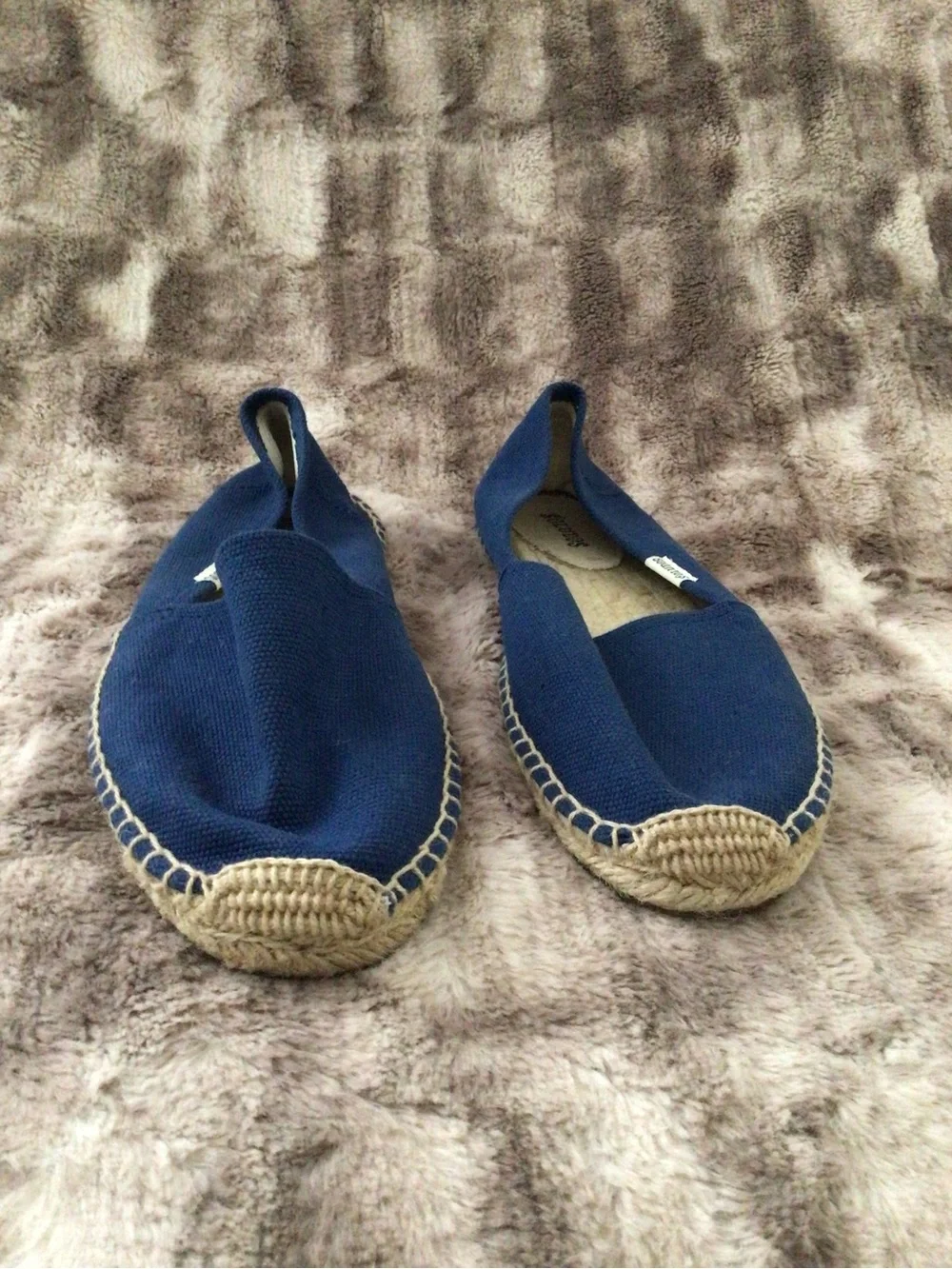 Soludos Dali Navy Canvas Espadrilles - 9M